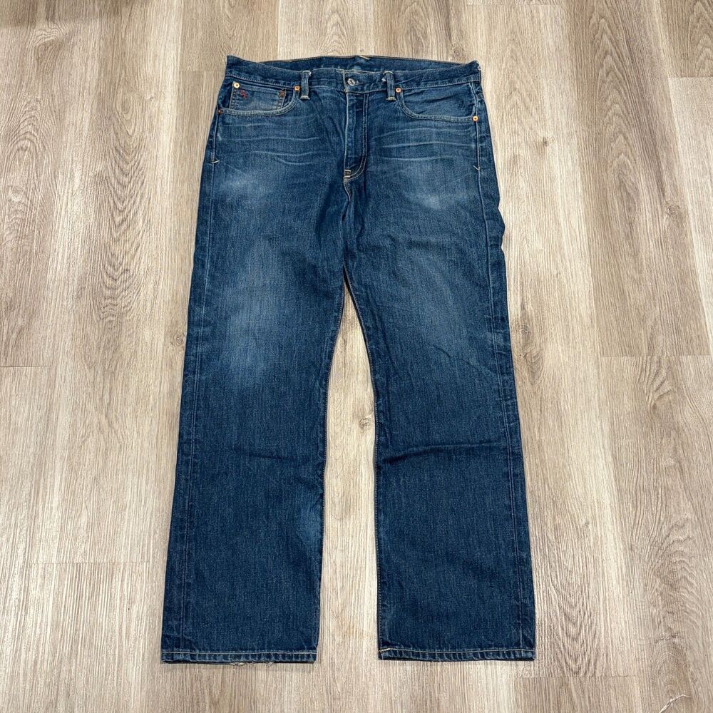 Vintage 00s Polo Ralph Lauren Jeans Dark Wash Fade Men's size 36x30